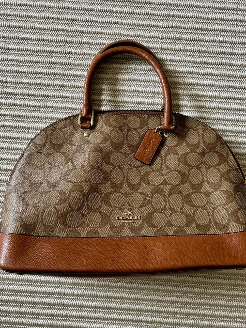 Coach Dome Sierra signature Brown Satchel - Picture 9 of 16